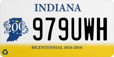IN license plate 979UWH