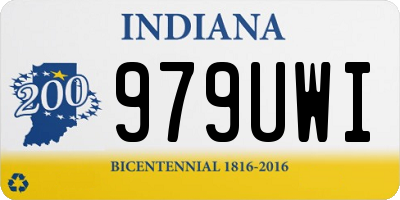 IN license plate 979UWI