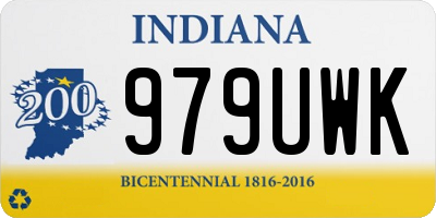 IN license plate 979UWK