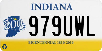 IN license plate 979UWL