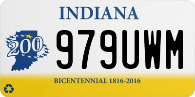 IN license plate 979UWM