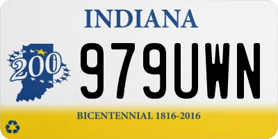 IN license plate 979UWN