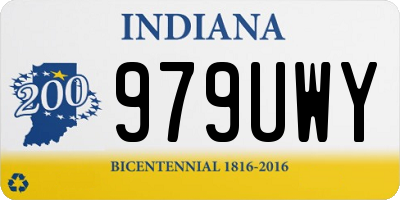 IN license plate 979UWY