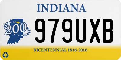 IN license plate 979UXB