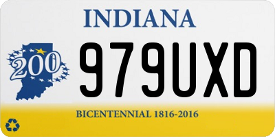 IN license plate 979UXD
