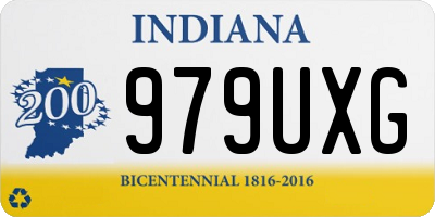 IN license plate 979UXG