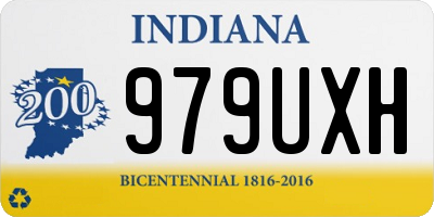 IN license plate 979UXH