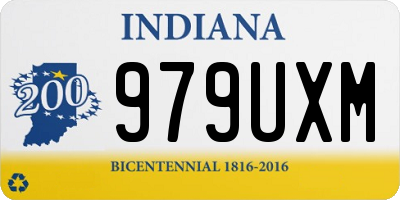 IN license plate 979UXM
