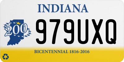 IN license plate 979UXQ