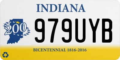 IN license plate 979UYB