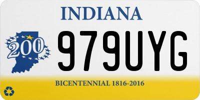 IN license plate 979UYG