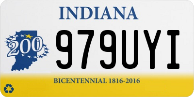 IN license plate 979UYI