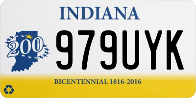 IN license plate 979UYK