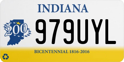 IN license plate 979UYL