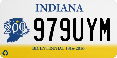 IN license plate 979UYM