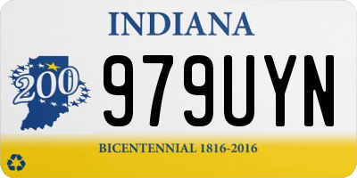 IN license plate 979UYN