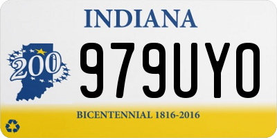 IN license plate 979UYO
