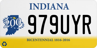 IN license plate 979UYR