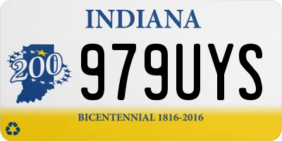 IN license plate 979UYS