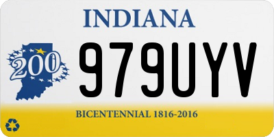 IN license plate 979UYV