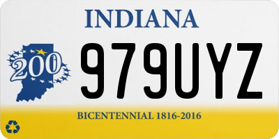 IN license plate 979UYZ