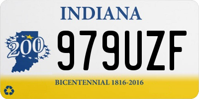 IN license plate 979UZF