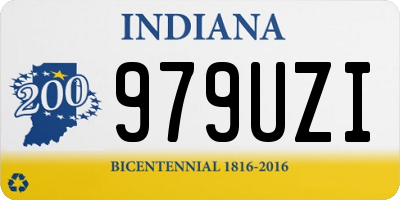 IN license plate 979UZI