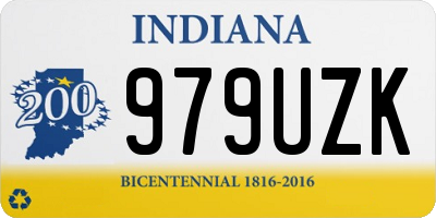 IN license plate 979UZK