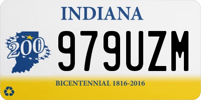 IN license plate 979UZM