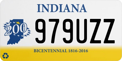 IN license plate 979UZZ