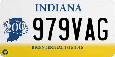 IN license plate 979VAG