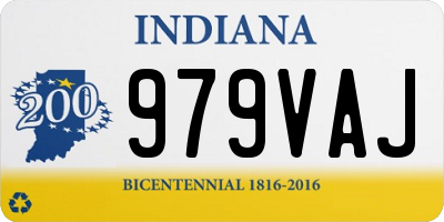 IN license plate 979VAJ