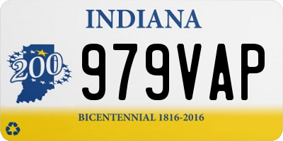 IN license plate 979VAP