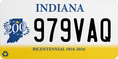IN license plate 979VAQ