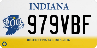 IN license plate 979VBF