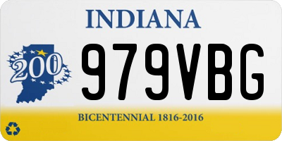IN license plate 979VBG