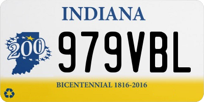 IN license plate 979VBL
