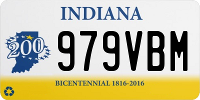IN license plate 979VBM