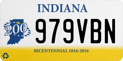 IN license plate 979VBN