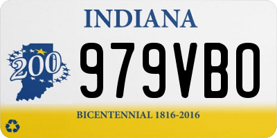 IN license plate 979VBO