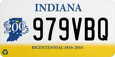 IN license plate 979VBQ