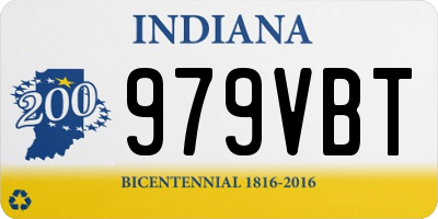 IN license plate 979VBT