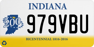 IN license plate 979VBU