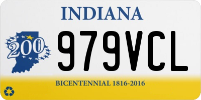 IN license plate 979VCL