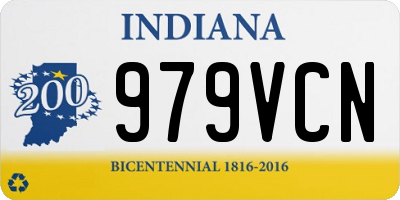 IN license plate 979VCN