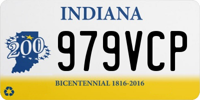 IN license plate 979VCP