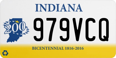 IN license plate 979VCQ