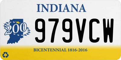 IN license plate 979VCW