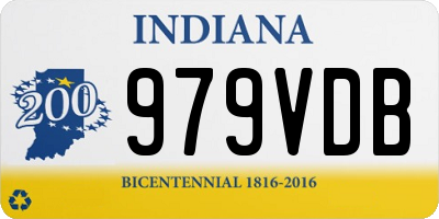 IN license plate 979VDB