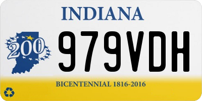 IN license plate 979VDH